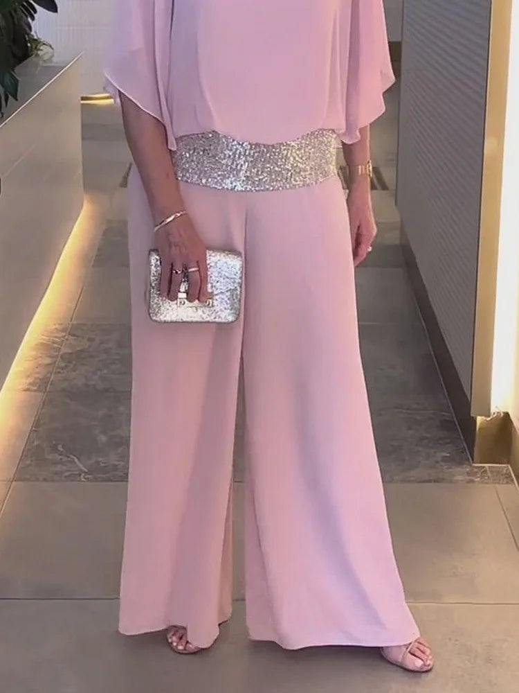 ๐ฅBig Sales - 49%๐ Sequined Colorblock Elegant Two-piece Set