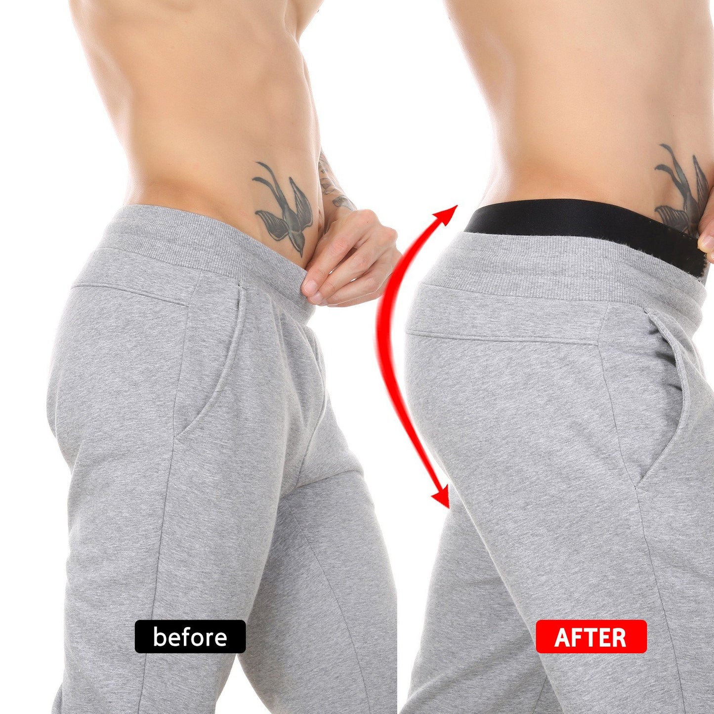 -Breathable and comfortable men's butt lifting underwear, very satisfied!