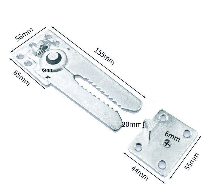 Sofa connection buckle two-in-one crocodile mouth hinge short sofa combination hardware accessories buckle