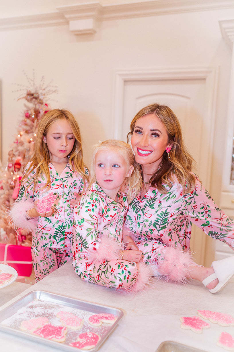 PINK CHRISTMA CUTE PAJAMAS