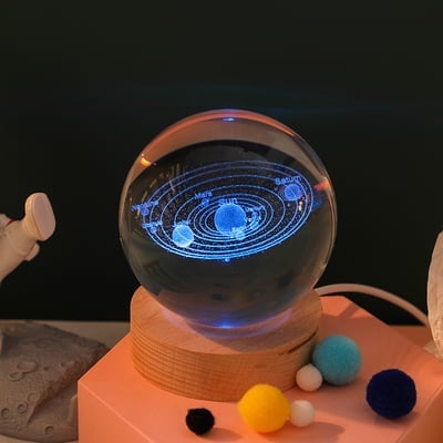 🔥3D Planet Crystal Ball