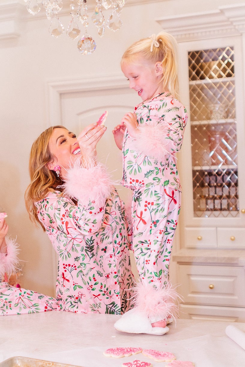PINK CHRISTMA CUTE PAJAMAS