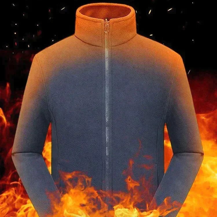 Suitable for both men and women-Unisex Double-Layer Padded Warm Jacket