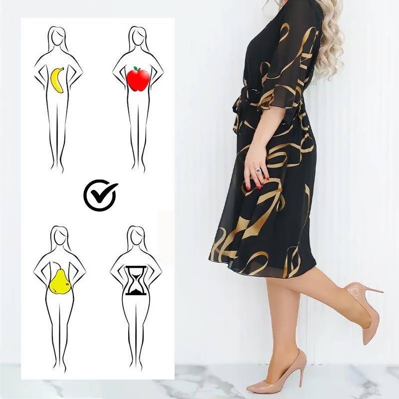 💃Elegant, loose midi dress with ruffled sleeves