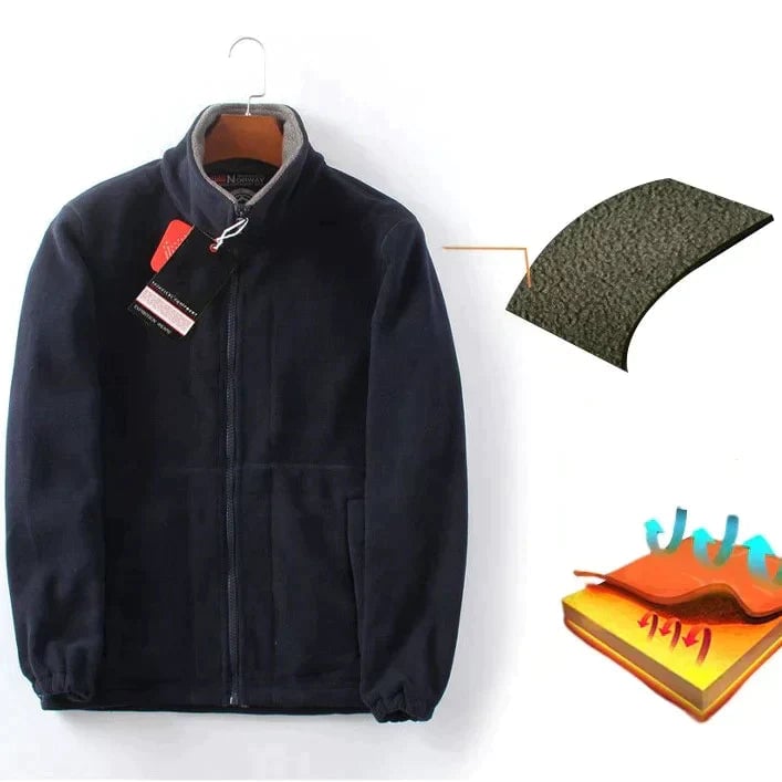 Suitable for both men and women-Unisex Double-Layer Padded Warm Jacket