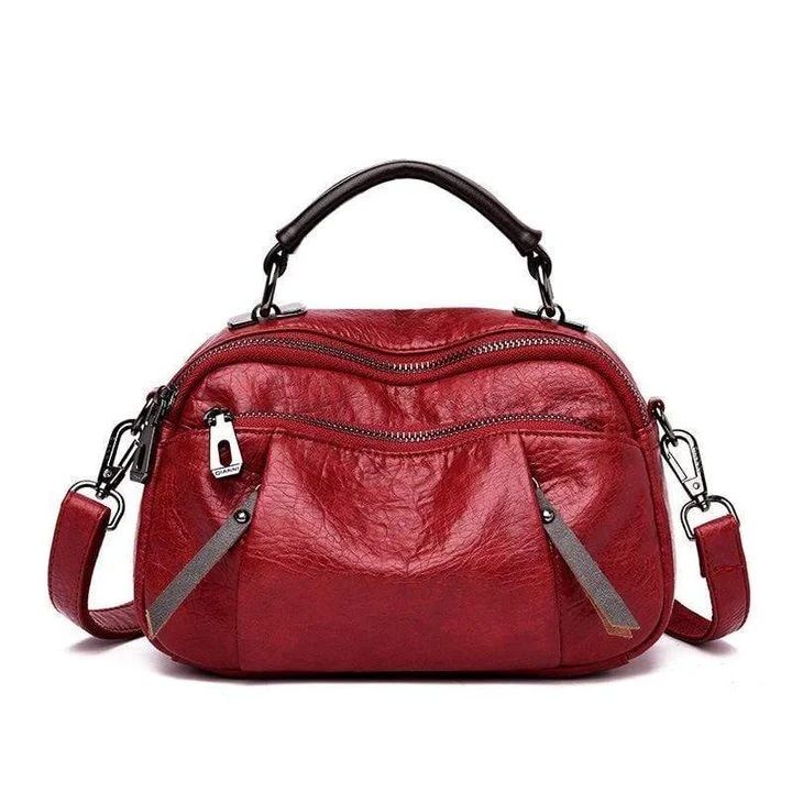 Multi Pockets Soft Leather Bag