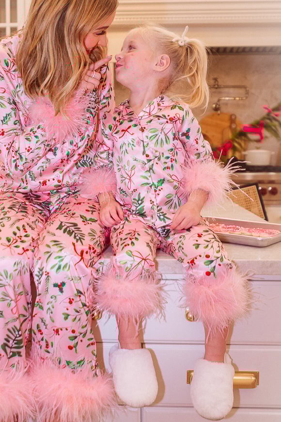 PINK CHRISTMA CUTE PAJAMAS