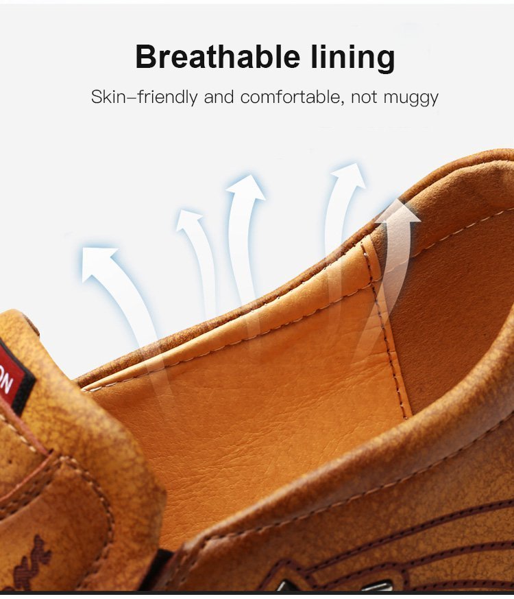 2024 spring new leather shoes non-slip business casual men's shoes