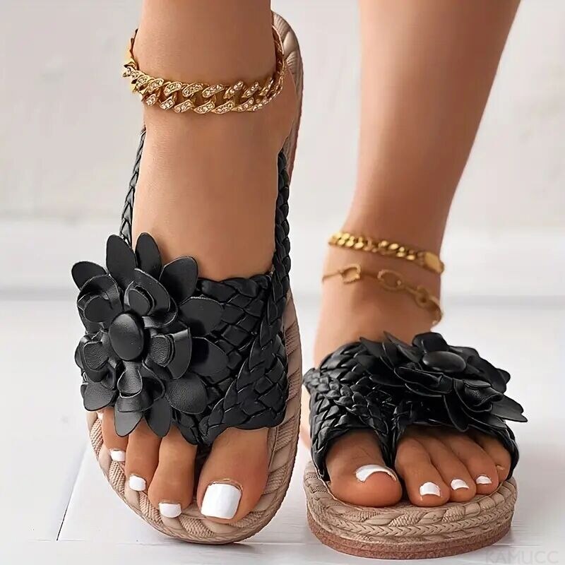 🔥Last Day 60% OFF🔥Women's orthopedic Flower Flat Flip Flops