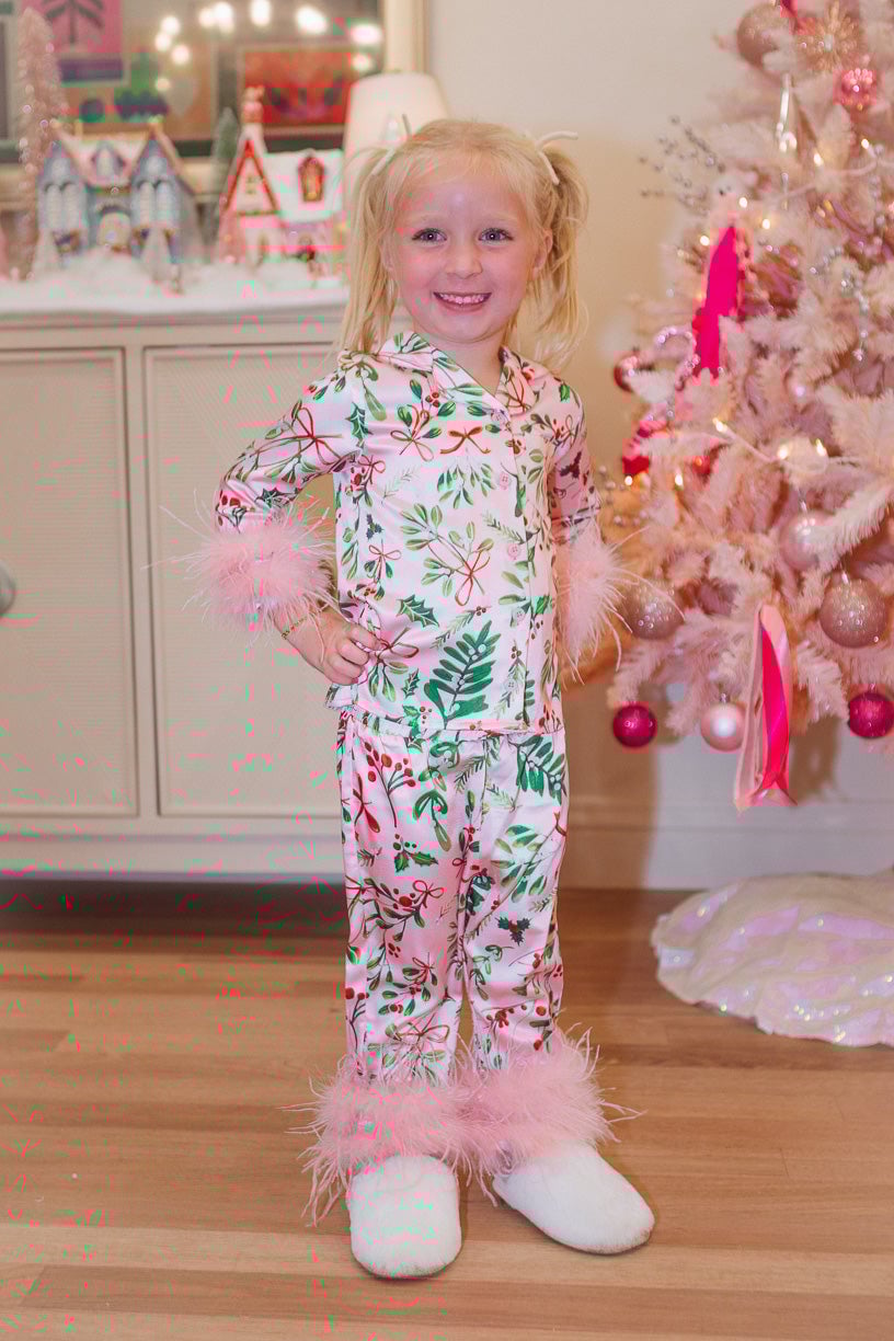 PINK CHRISTMA CUTE PAJAMAS