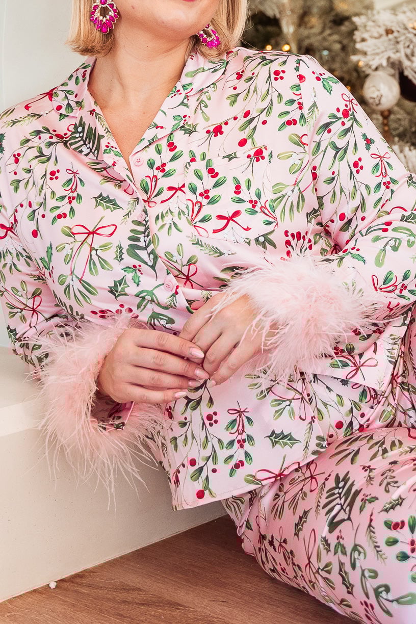 PINK CHRISTMA CUTE PAJAMAS