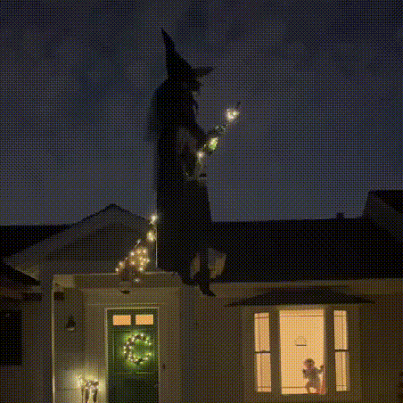🎃 Halloween Early Bird Sale 50% OFF---Halloween Props Garden Flying Witch