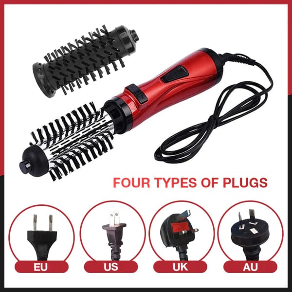 Three-in-one hot air styler and rotating hair dryer suitable for drying, curling, and straightening hair (energy-saving and efficient three-mode hot air styling equipment)