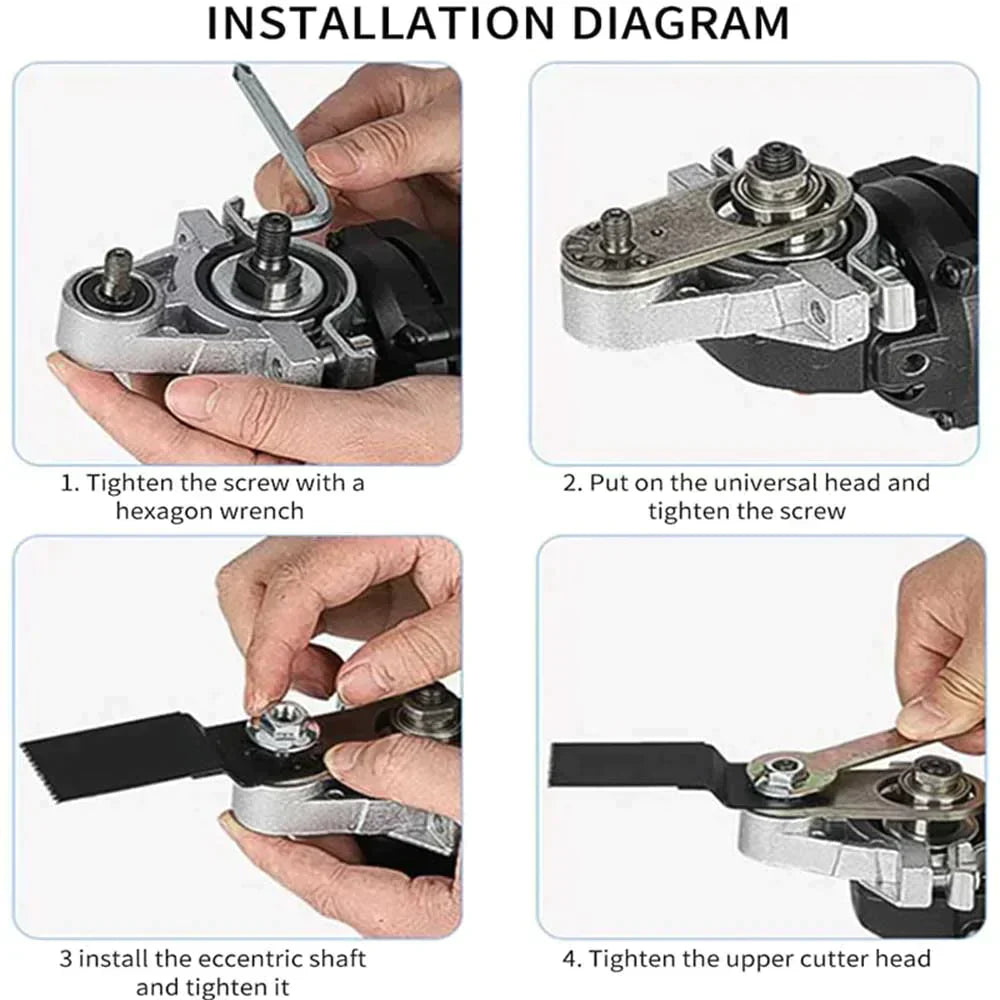 Wyhsports - Angle Grinder Conversion Universal Head Set