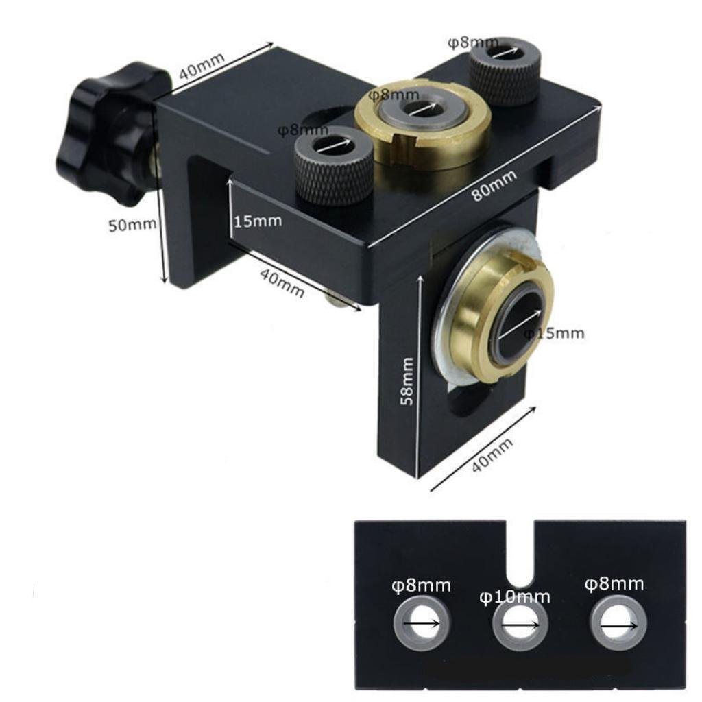 đ„Useful Tools Hot Saleđ„3 in 1 Adjustable Woodworking Drilling Locator Puncher Tools