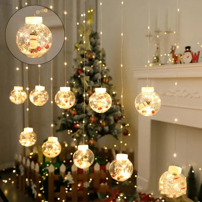 🎅🎄Christmas Led Wishing Ball String Lights Decorations