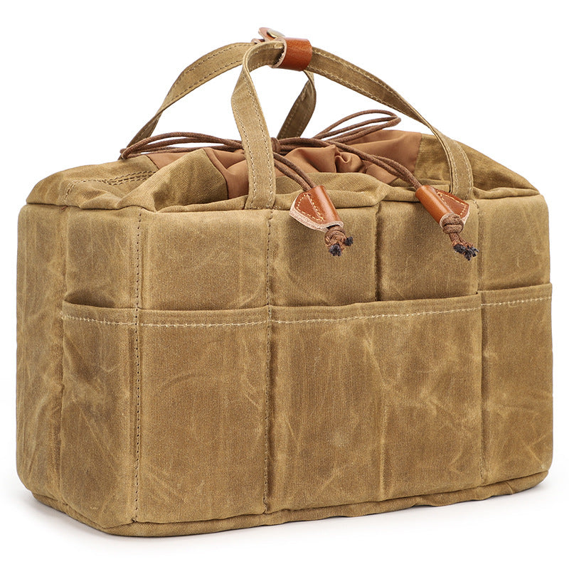 Mirrorless lens barrel storage handbag
