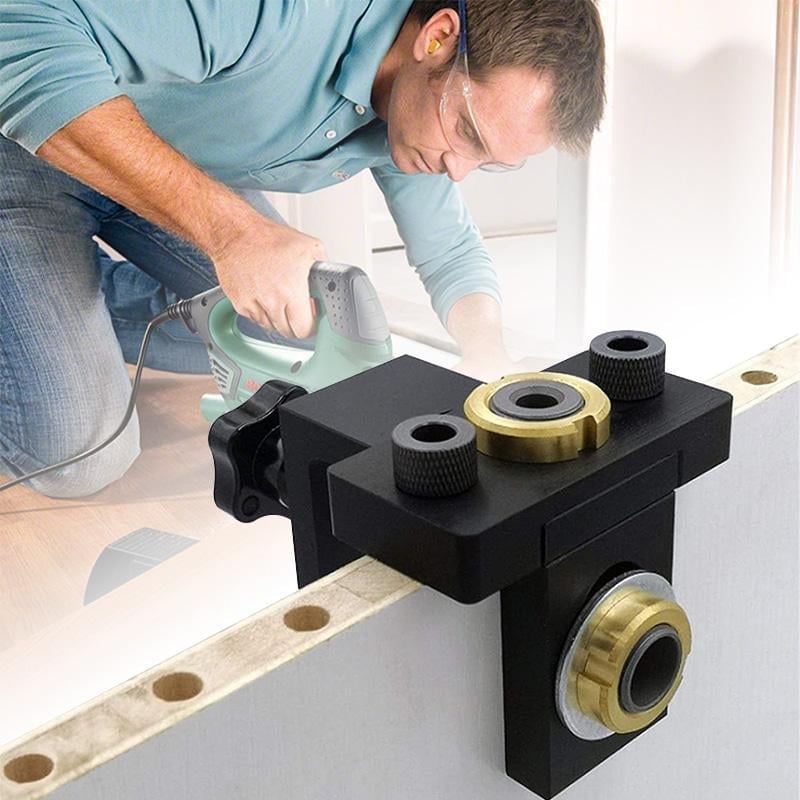 đ„Useful Tools Hot Saleđ„3 in 1 Adjustable Woodworking Drilling Locator Puncher Tools