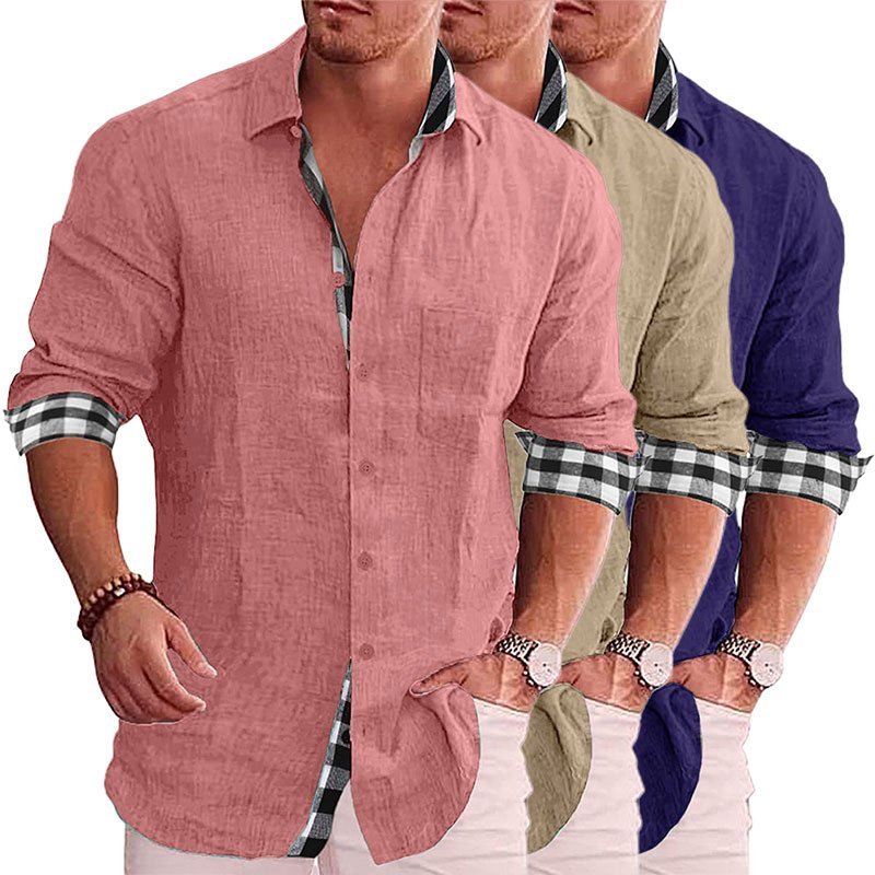 2023 Summer Gentleman Paneled Casual Buttons Pocket Blouse