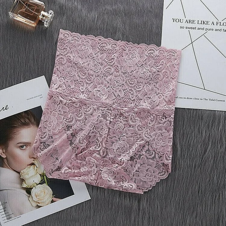 🔥 HOT SALE 49%OFF 🔥5 PCS SET - High Waist Pretty Lace Panties