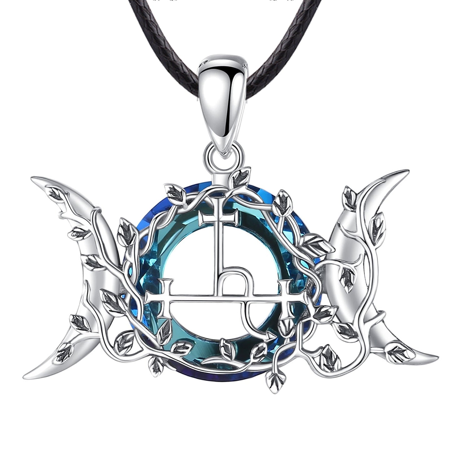 Lilith Moon Necklace Wicca Pagan Jewelry