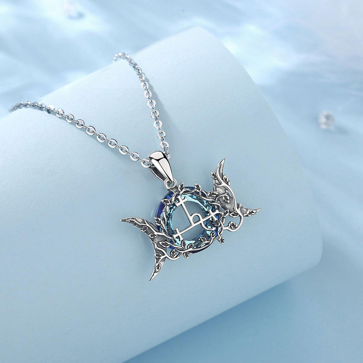 Lilith Moon Necklace Wicca Pagan Jewelry