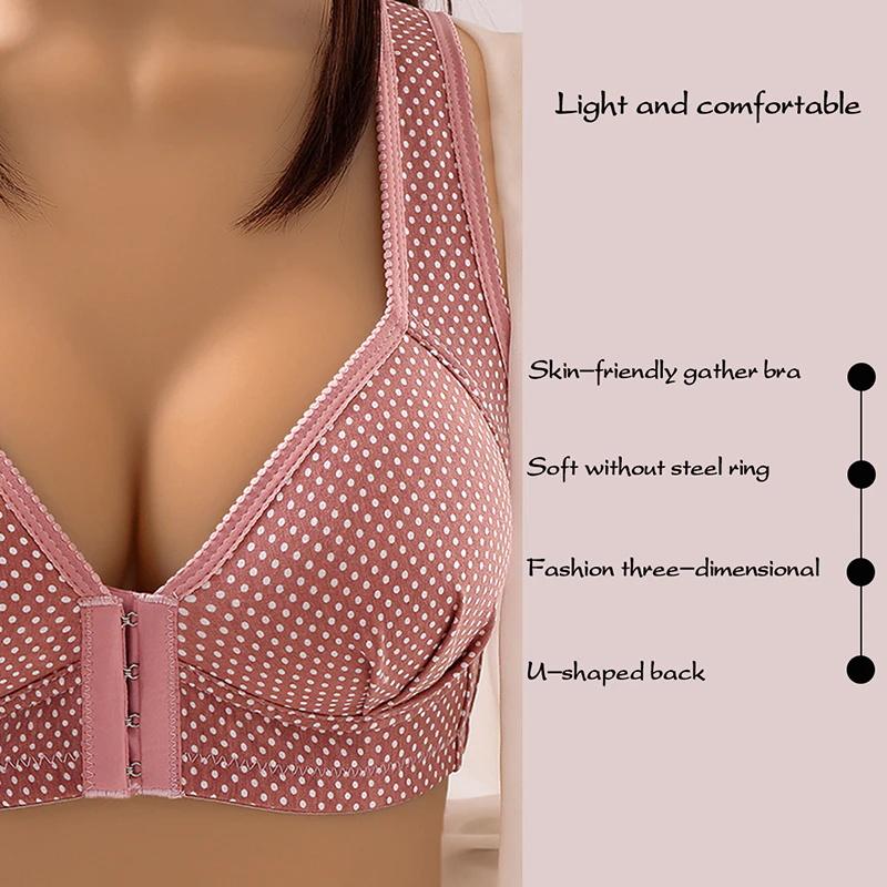 🔥Seamless Sexy Fashion Push Up Bras Wire Free Lingerie Full Cup Bralette Cotton🔥