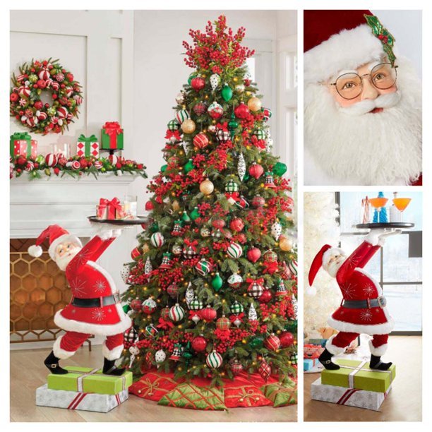 🎅Santa Holdings Tray Figurine