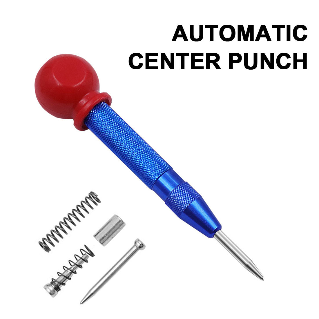 automatic center punch spring type marking drill tool