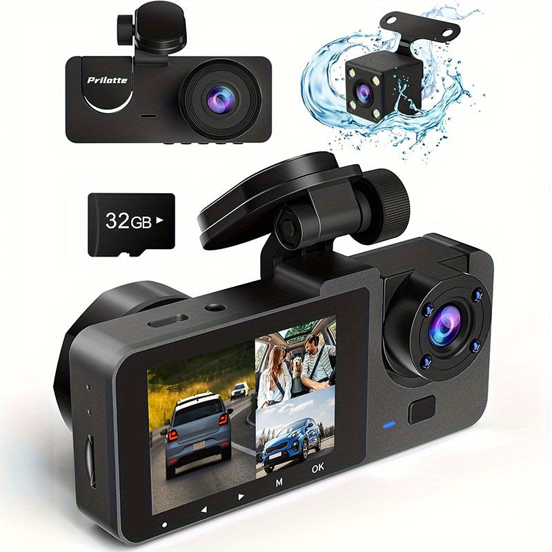 4K Ultra HD Car Recorder with 32GB Card Night Vision 24 Hour Parking