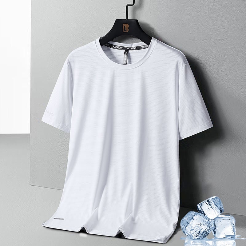 [45% OFF]Ice Silk Round Neck T-Shirt