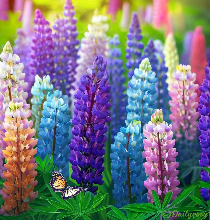 Mixed-color Lupine Seeds🎉