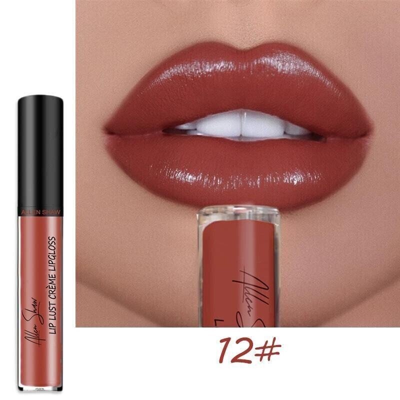 💄USD9.99 💄- 1️⃣2️⃣ Color Cream Texture Lipstick Waterproof