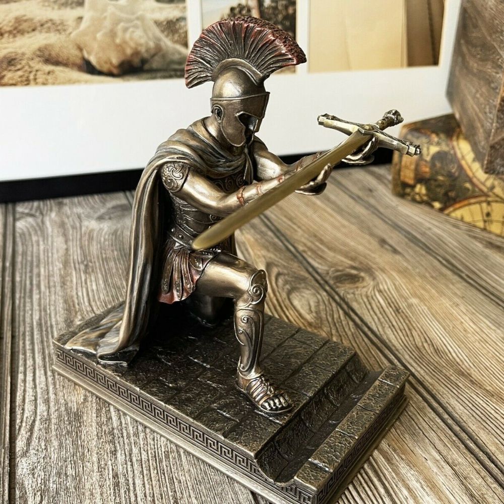 Greek Hoplite Warrior Statue