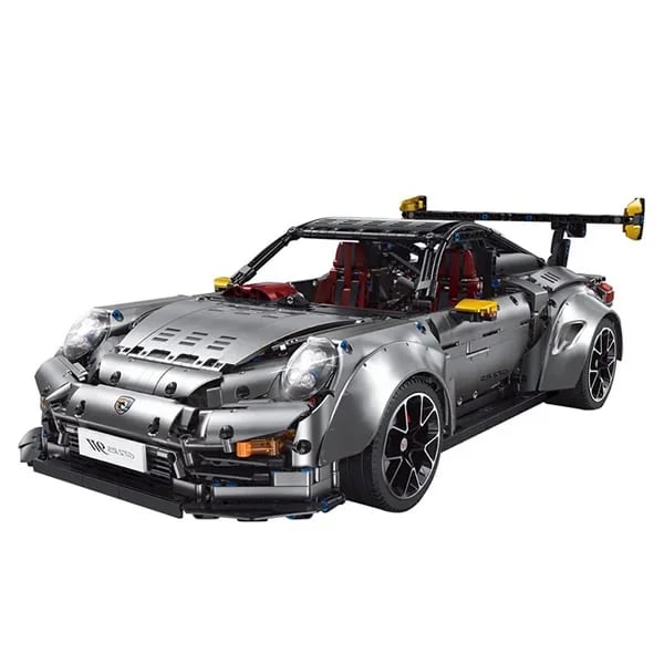 DIY dynamic version 1:8 Scale Super Car Building Kit with Electroplated Metal Parts Creative Building Toys for Adults (3389 Pieces)