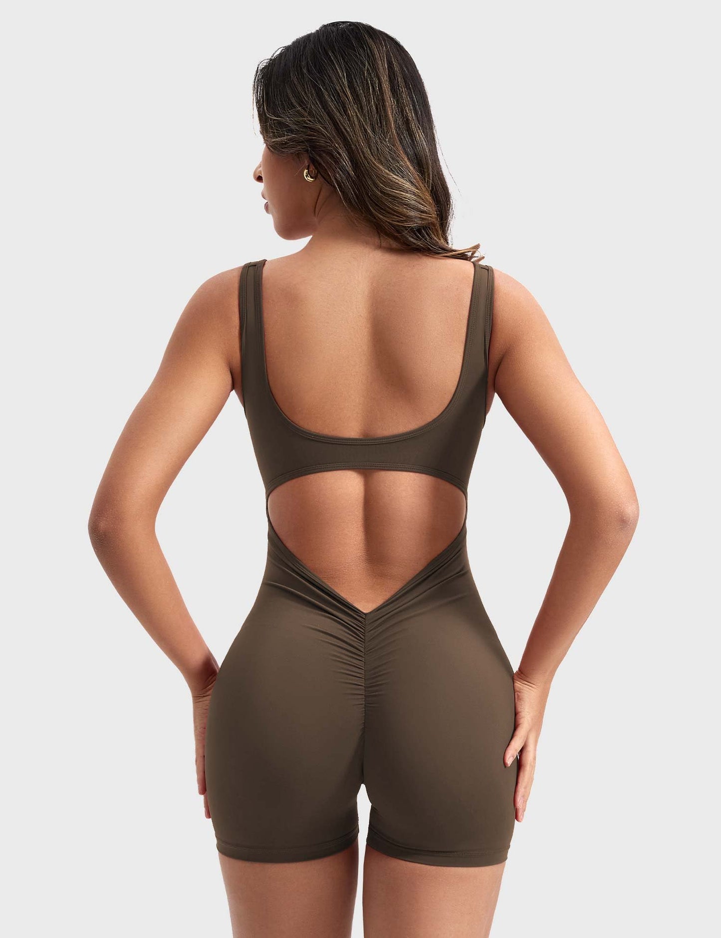 🔥Free Shipping & 46% OFF -🔥 V-Back Sleeveless Yoga Romper