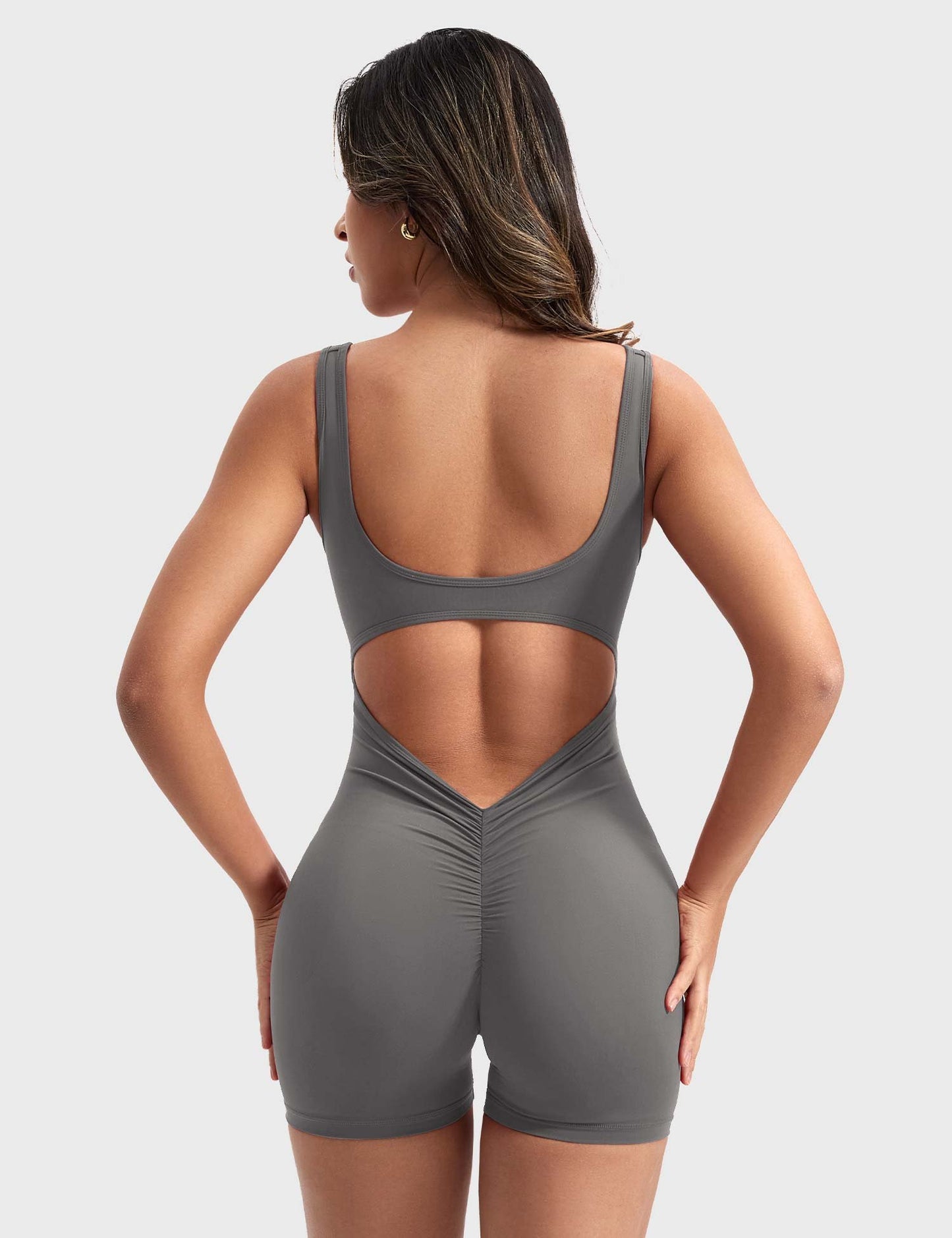 🔥Free Shipping & 46% OFF -🔥 V-Back Sleeveless Yoga Romper