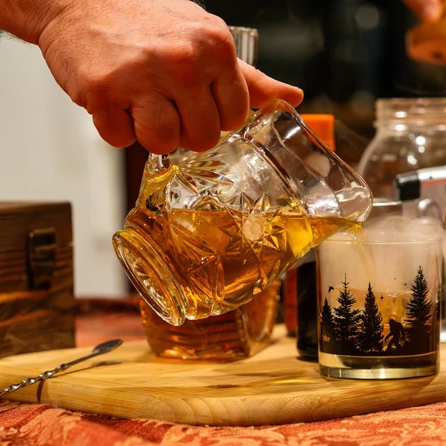 Whiskey Glasses - Bigfoot Themed Tumbler Glass Set