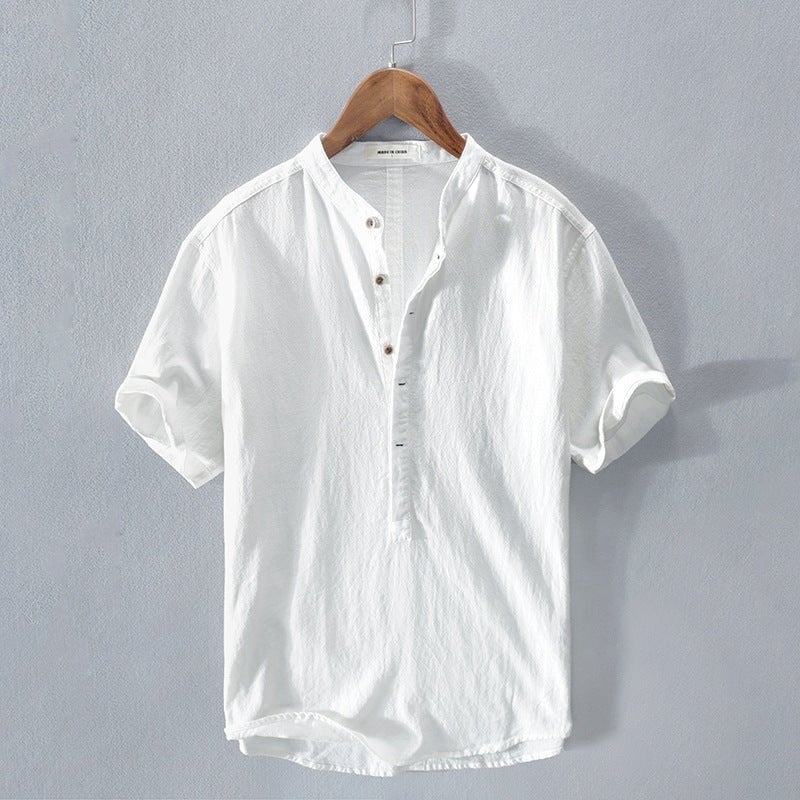 🏖️SUMMER SALE 49% OFF-👕2023 Men's New Linen Casual Short Sleeve Shirt