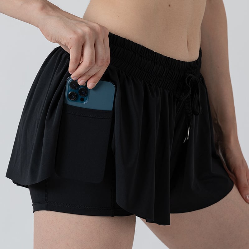 🩳Women's Casual Sports 2-in-1 Shorts (with Pockets)