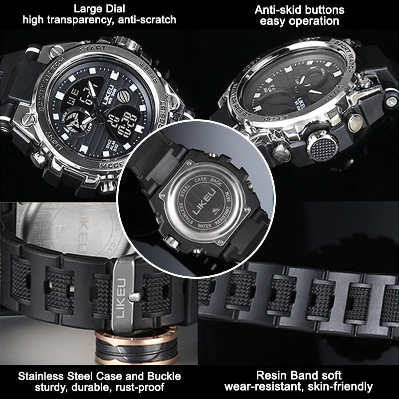 50m Waterproof High-end Men’s Sports Watch