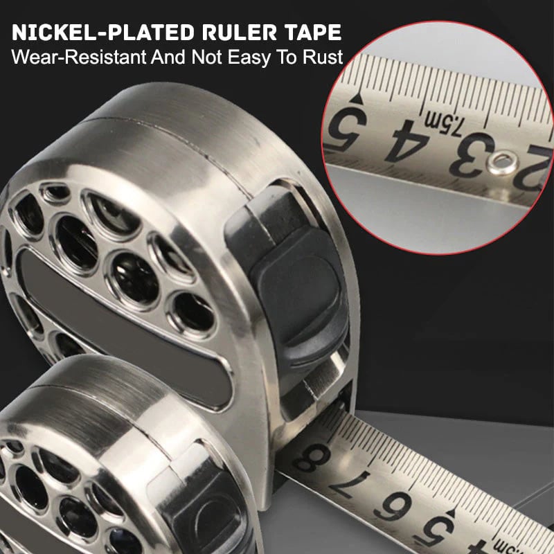 Stainless Steel Anti-corrosion Retractable Metric Ruler