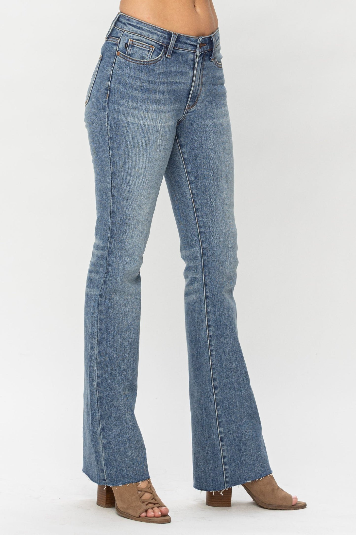 Versatile classic Judy Blue Mid-Rise Tummy Tuck Bootcut Jeans