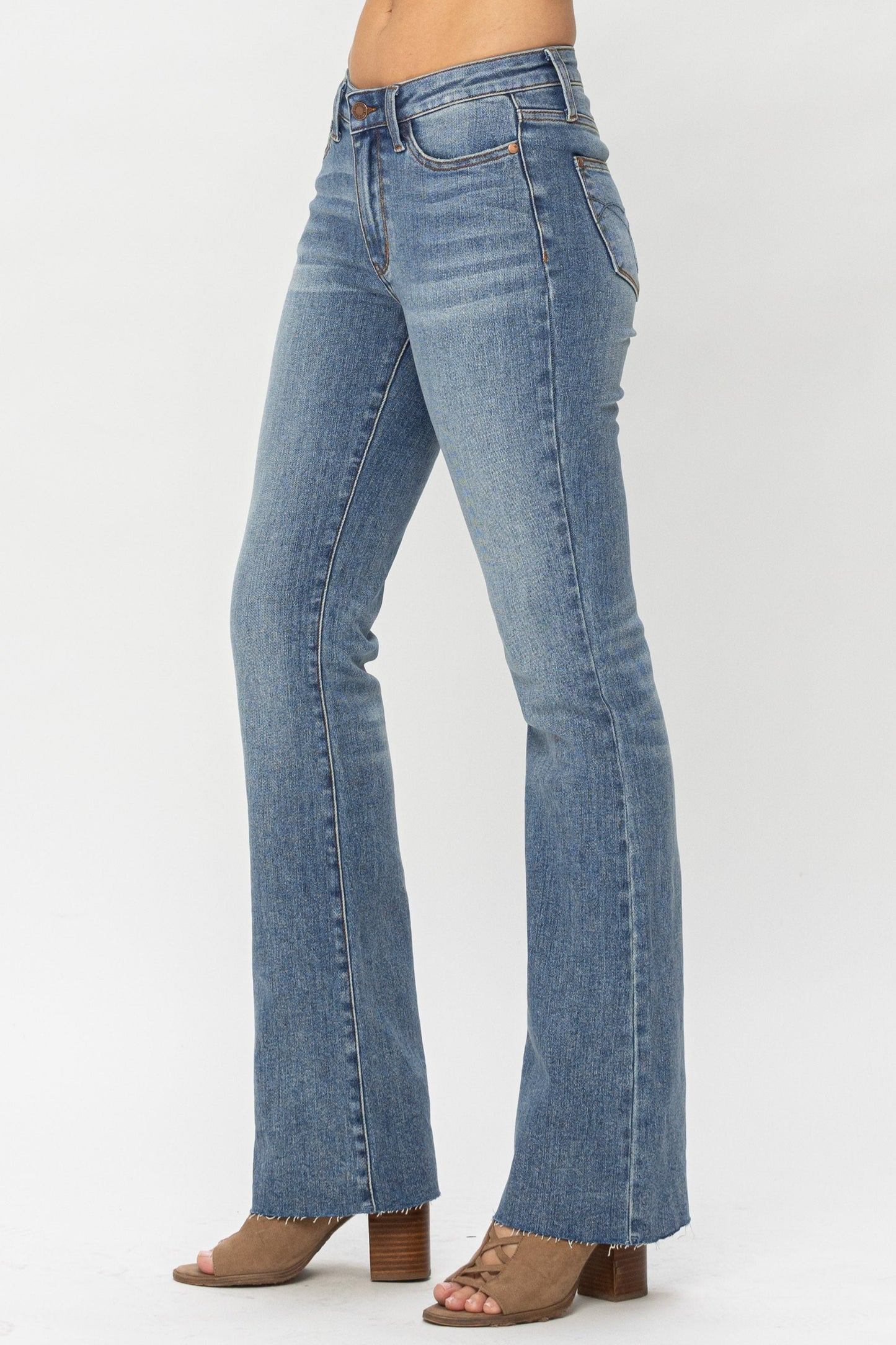 Versatile classic Judy Blue Mid-Rise Tummy Tuck Bootcut Jeans