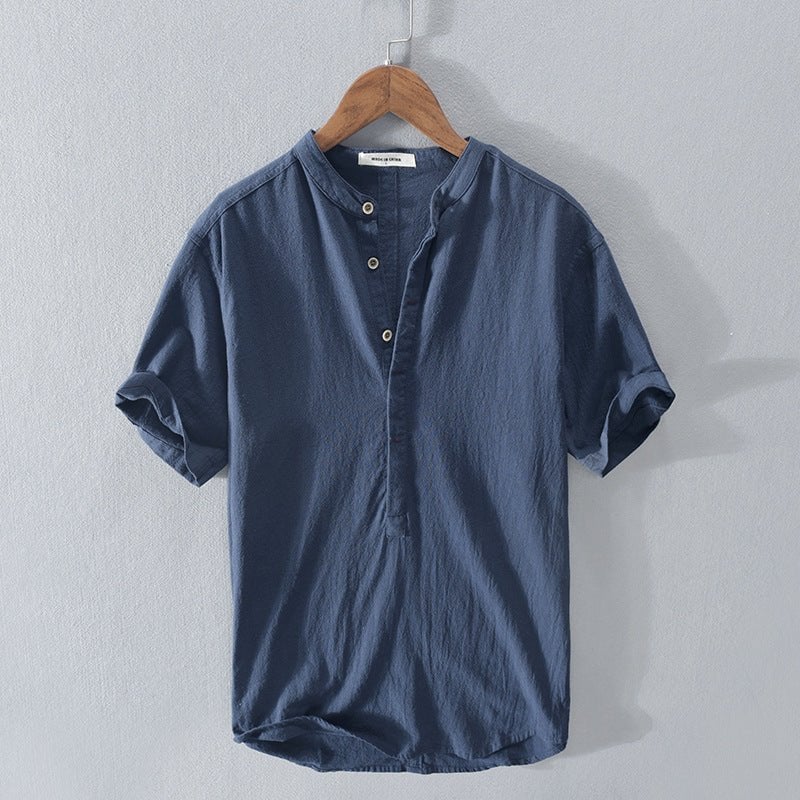 🏖️SUMMER SALE 49% OFF-👕2023 Men's New Linen Casual Short Sleeve Shirt