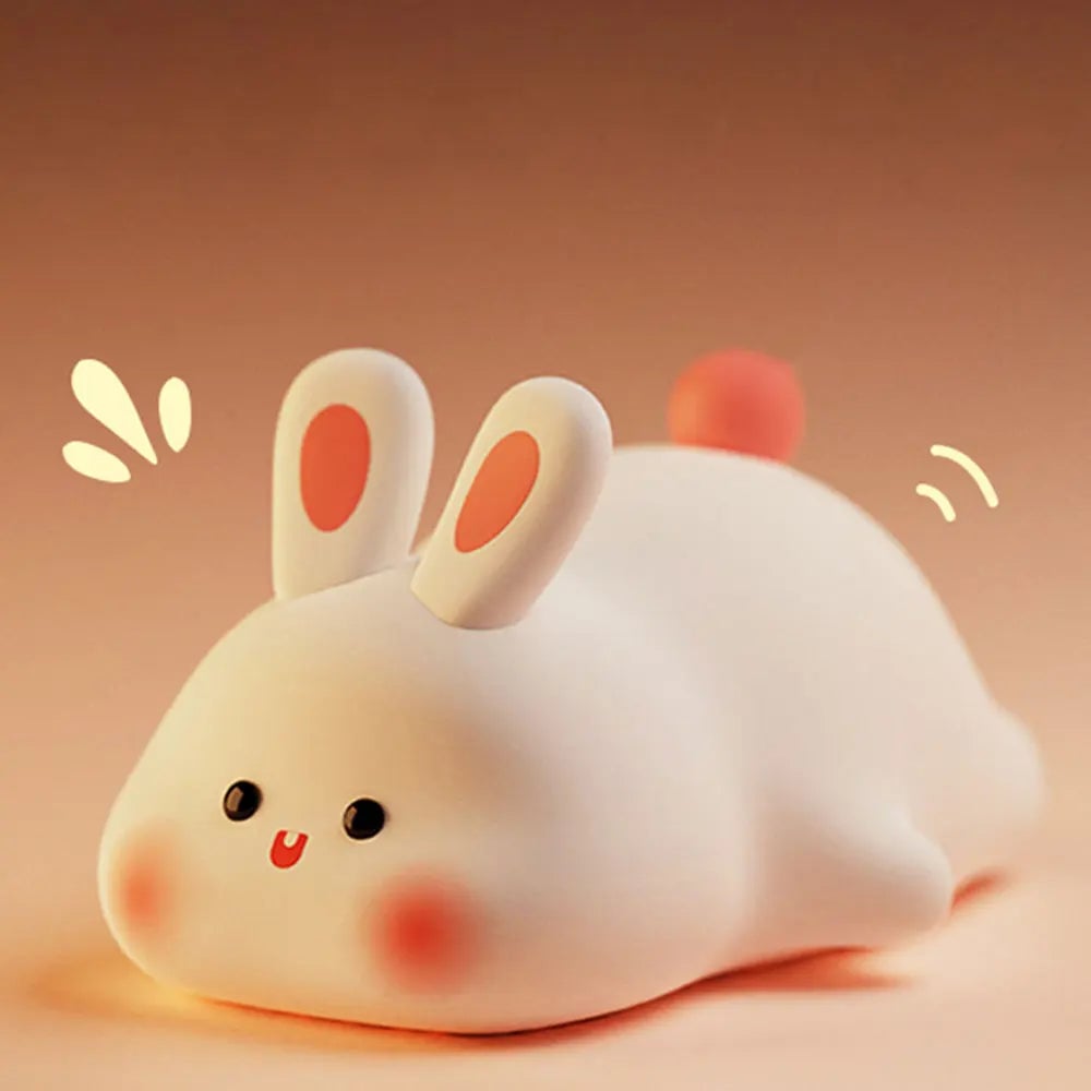 🎁2024 Hot Sale 49% OFF - 🐇Little Bunny Night Light - Touch Silicone