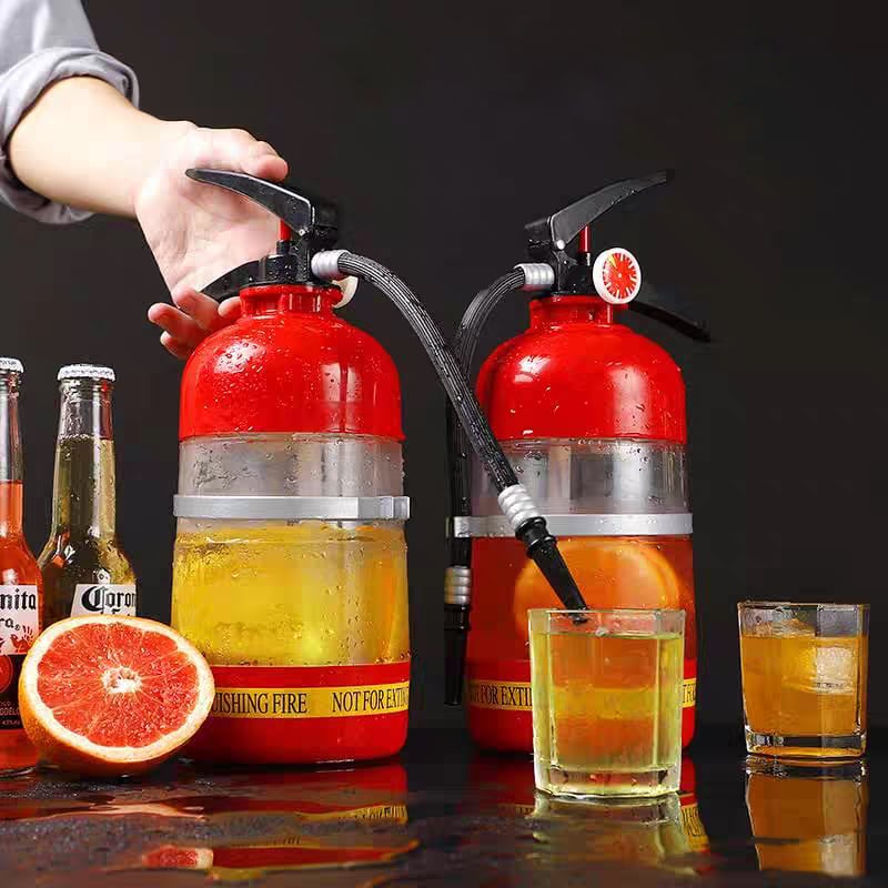 Fire extinguisher creative beverage bottle/dispenser/draft beer machine water bottle