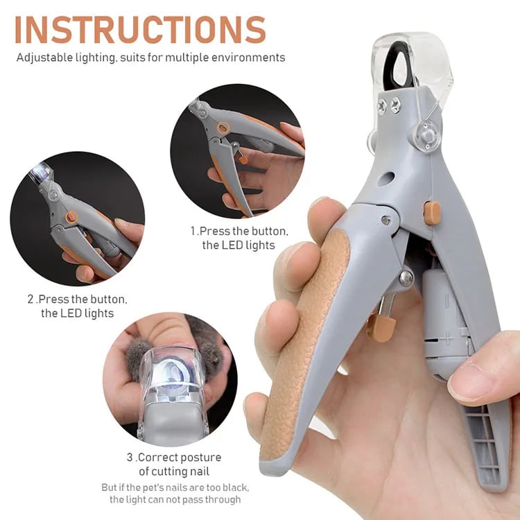 🔥Summer Hot Sale Promotion-49% OFF🐶-Professional LED Pet Nail Clippers