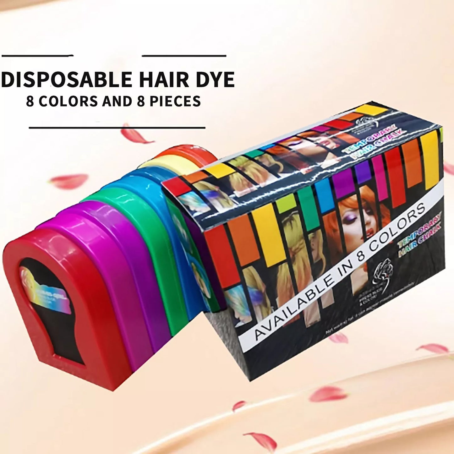 ⚡ A flash sale 50% OFF - 8 Colors Temporary Hair Powder Hair Dye