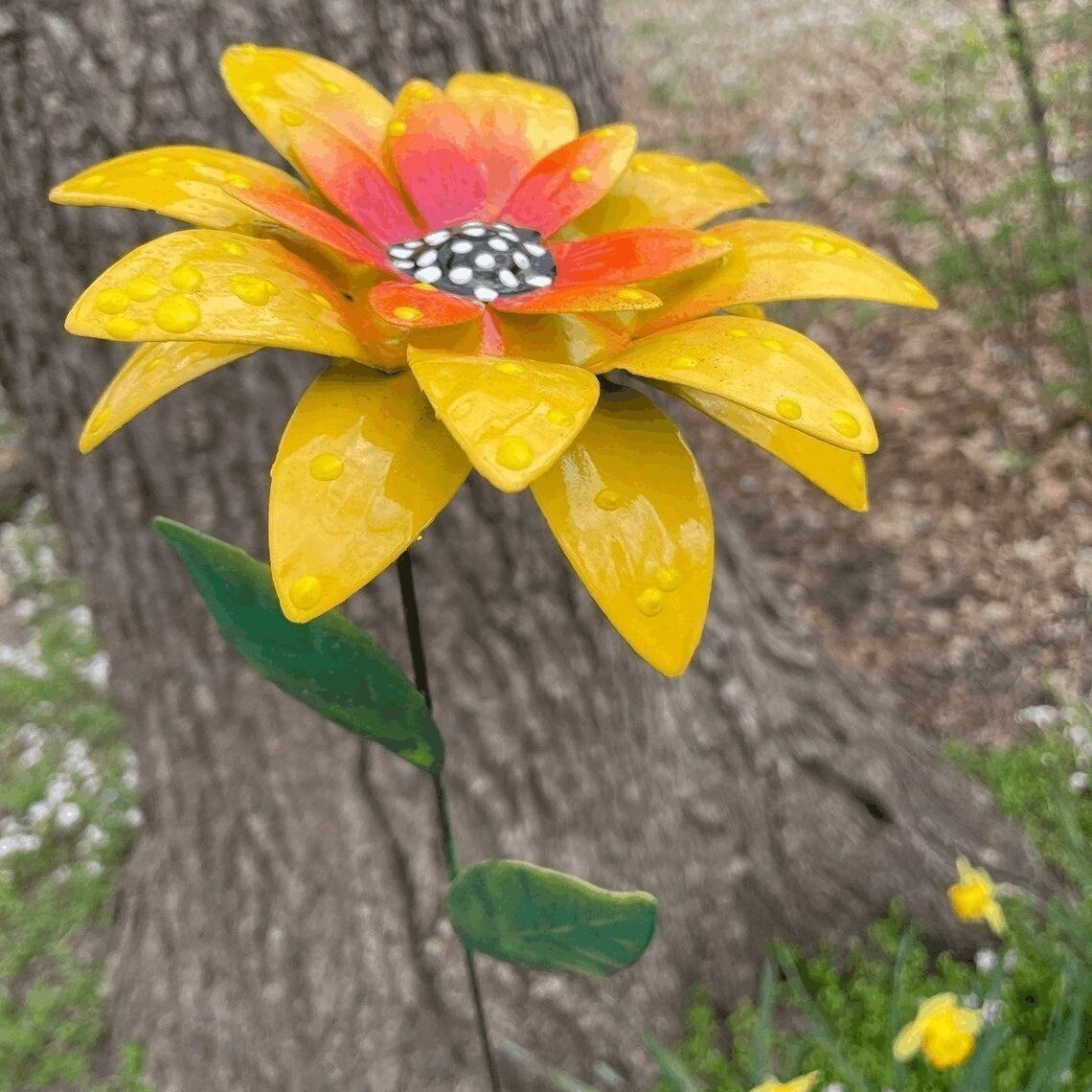 Unleash the Beauty of Your Garden! Grab our Metal Flowers Garden Stakes at a Sizzling 49% OFF!